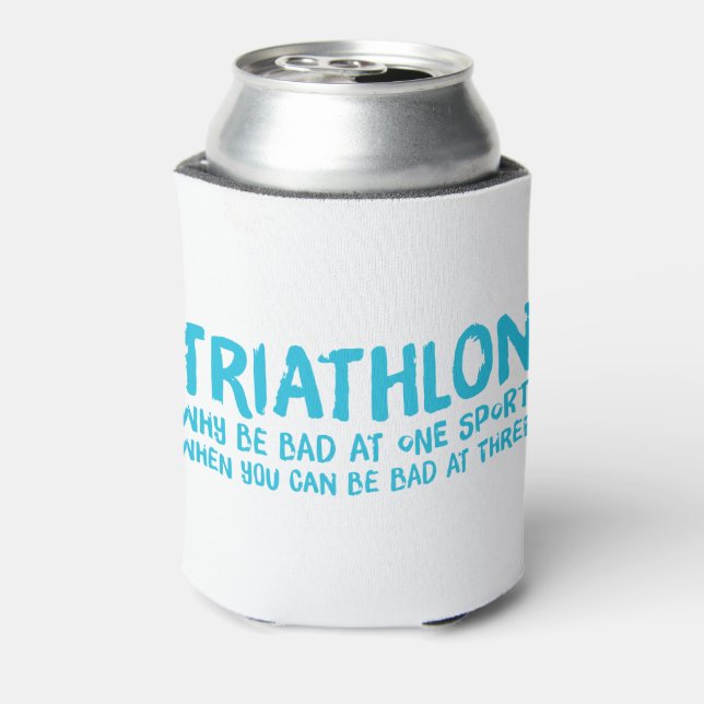 A great Triathlon gift for your friend or family Can Cooler (Can Back)