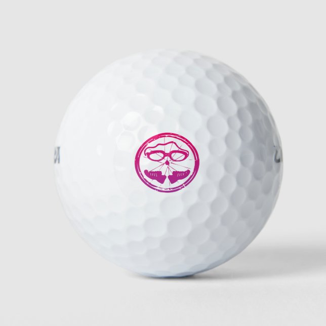 A great Triathlon gift for your friend or family Golf Balls (Front)