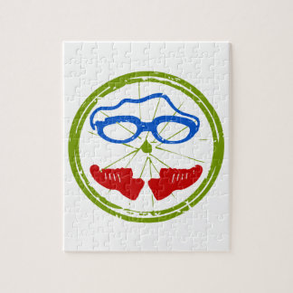 A great Triathlon gift for your friend or family J Jigsaw Puzzle