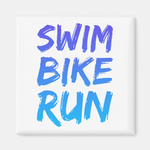 A great Triathlon gift for your friend or family m Magnet