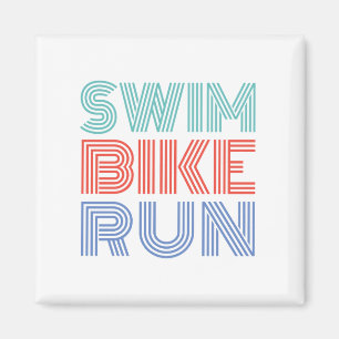 A great Triathlon gift for your friend or family Magnet