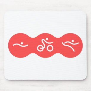 A great Triathlon gift for your friend or family Mouse Pad