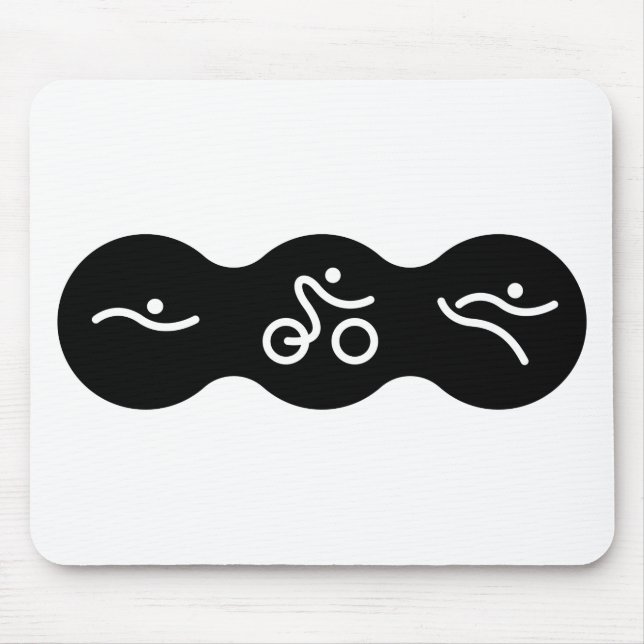 A great Triathlon gift for your friend or family Mouse Pad (Front)