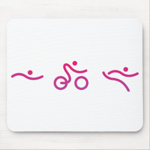 A great Triathlon gift for your friend or family Mouse Pad