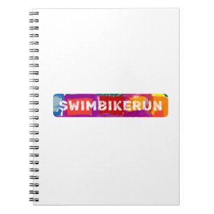 A great Triathlon gift for your friend or family Notebook