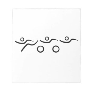 A great Triathlon gift for your friend or family Notepad