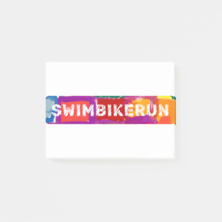 A great Triathlon gift for your friend or family Post-it Notes