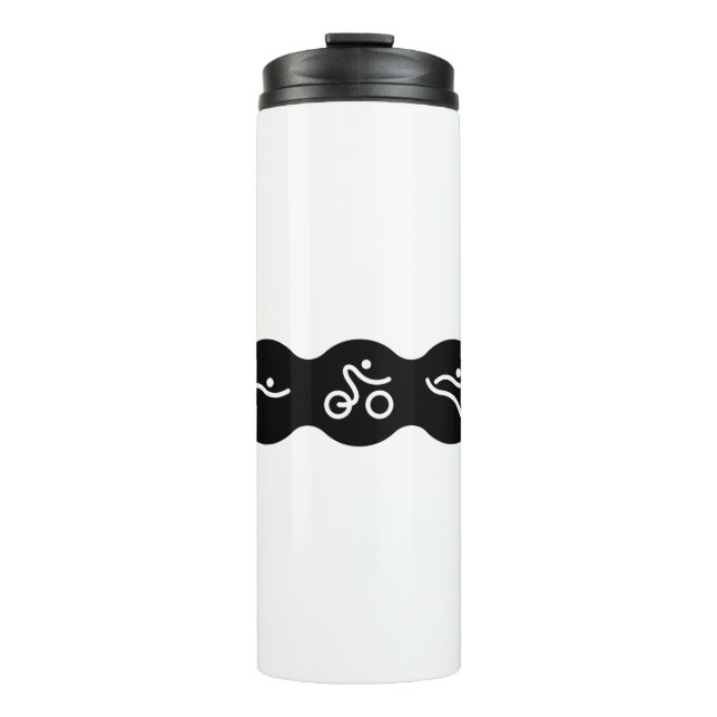 A great Triathlon gift for your friend or family Thermal Tumbler (Front)