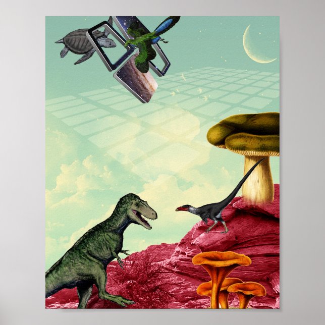 A green and breatheable planet poster (Front)