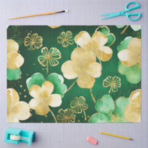 A Green and Gold St Patrick's Series Design #4 Tissue Paper