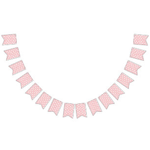 a green and white abstract background bunting