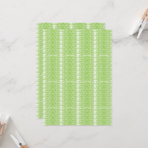 a green and white abstract background invitation