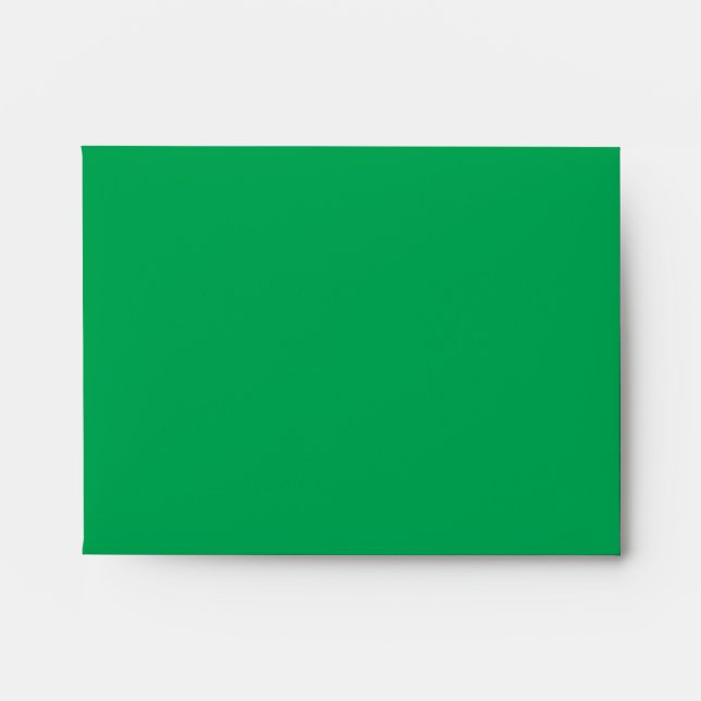 a green background with a envelope (Front)