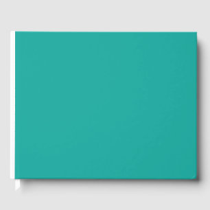 a green background with a guest book