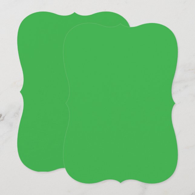 a green background with a white border (Front/Back)