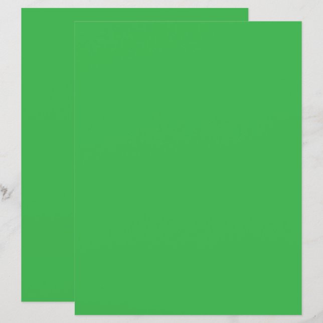 a green background with a white border (Front/Back)