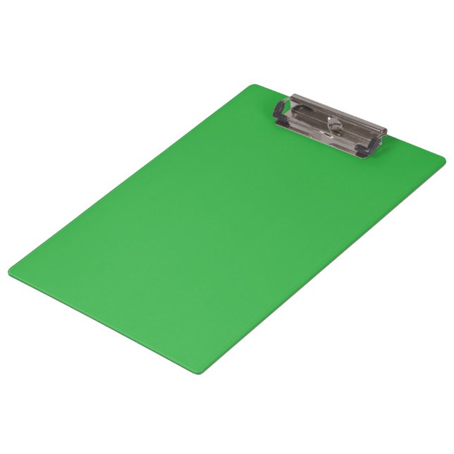 a green background with a white border clipboard (Angled)