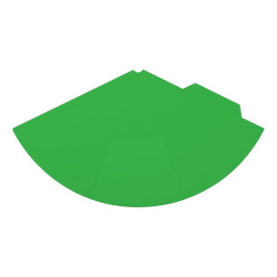 a green background with a white border party hat
