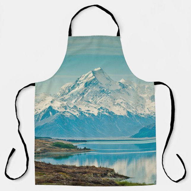 A green fern plants background with shadows. abstr apron (Front)