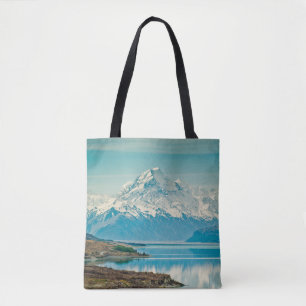 A green fern plants background with shadows. abstr tote bag