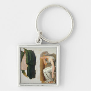 A green toga and Camille Key Ring