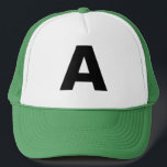 A Green Visor Hat for Accountants and Auditors<br><div class="desc">Letter "A" hat with a #green #visor</div>