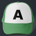 A Green Visor Hat for Accountants and Auditors<br><div class="desc">Letter "A" hat with a #green #visor</div>