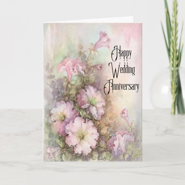 A Greeting Card for a Wedding Anniversary (Front)