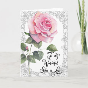 A Greeting Card for your Sister in Law