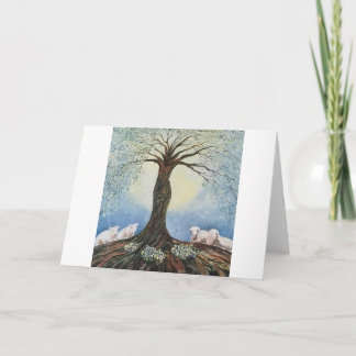 A greeting card from an idea  'St Brigid