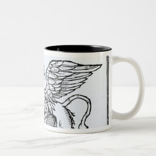 A Griffin Two-Tone Coffee Mug
