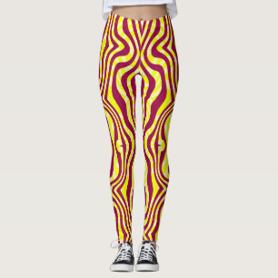 A groovy pattern "Ratti_Creative_Arts" Leggings