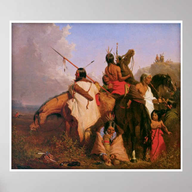 A Group of Sioux by Charles Deas 1845 Poster (Front)
