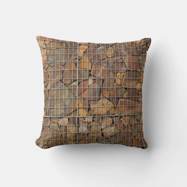 A grungy brick wall texture as backgroundabstract, cushion (Front)
