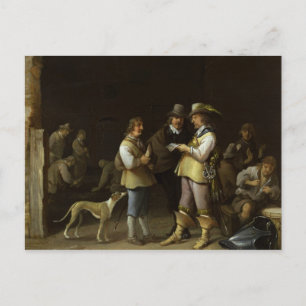A Guardroom Interior Postcard