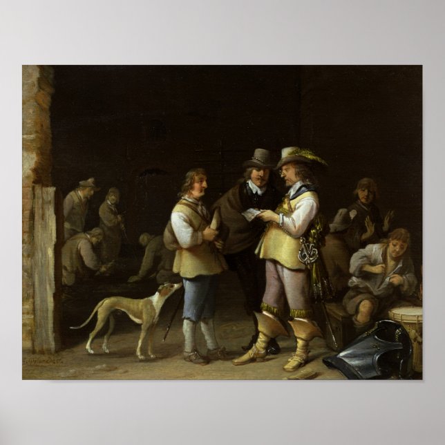 A Guardroom Interior Poster (Front)