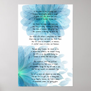 A Guiding Light: Poetic Tribute to Mum Poster