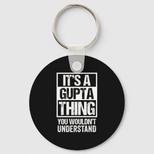 A gupta thing wouldn't understand surname name key ring
