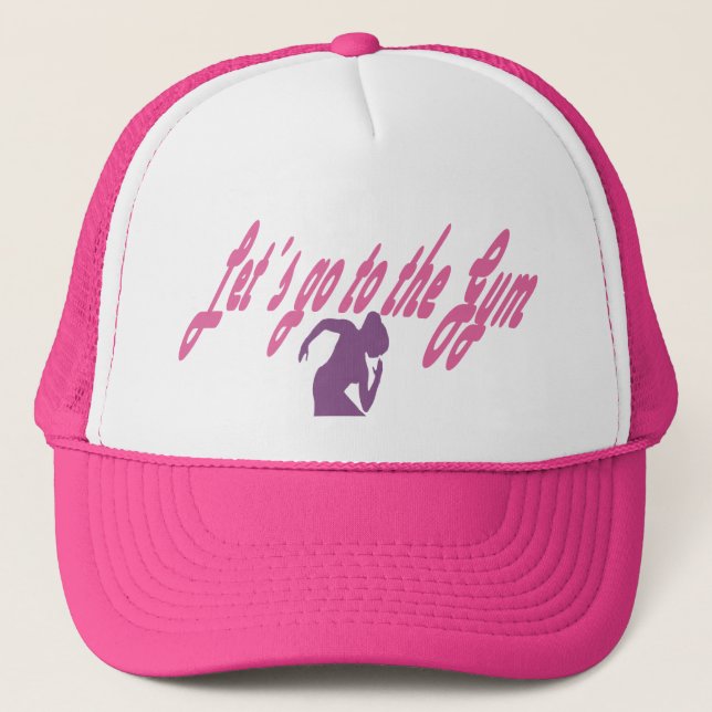 a gym cap for women (Front)