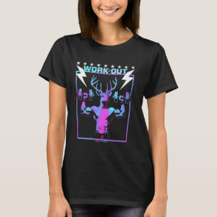 A GYM DEER - WORKOUT EXERCISE FUN VIBES T-Shirt