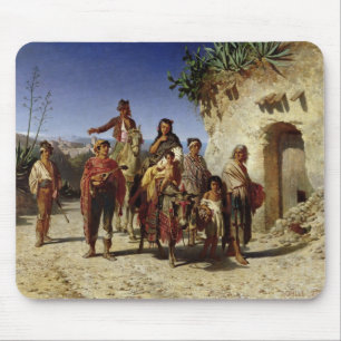 A Gypsy Family on the Road, c.1861 Mouse Pad