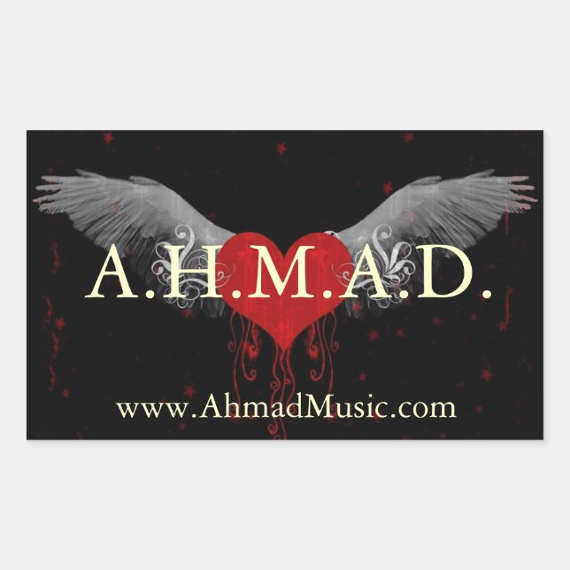 A.H.M.A.D. 4.5"X2.7" sticker (Front)