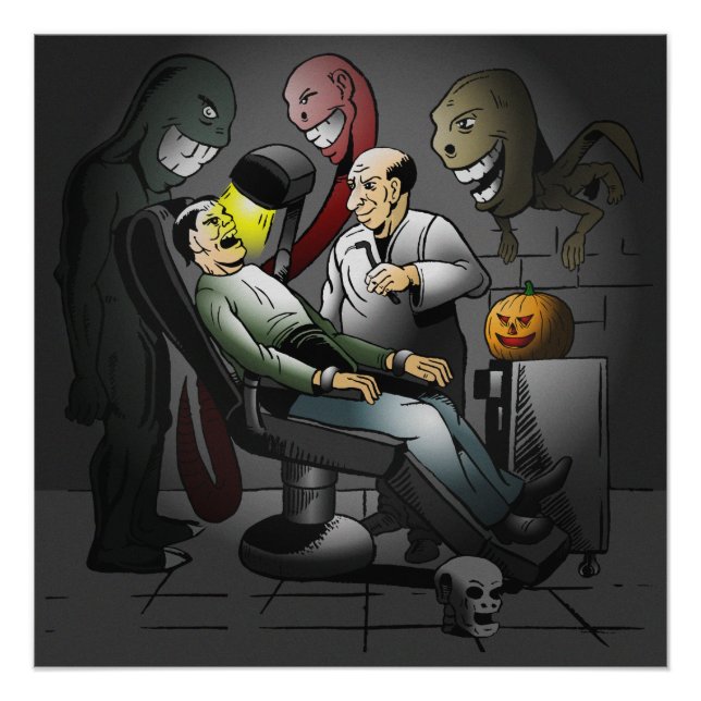 A Halloween Night at the Dentist Poster (Front)