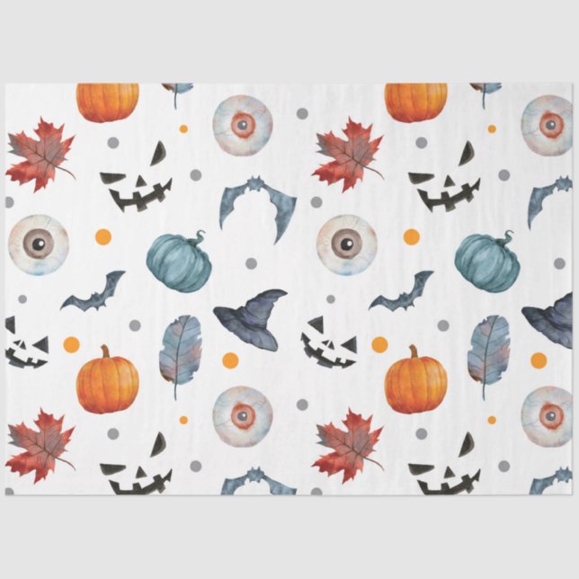 A Halloween Series Design 7 Tissue Paper (Front)