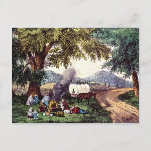 A Halt by the Wayside Postcard