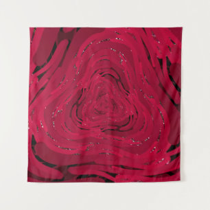 A hand drawing pattern made of red gradient with g tapestry