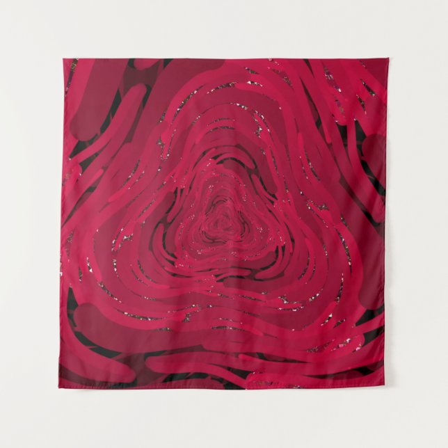 A hand drawing pattern made of red gradient with g tapestry (Front)