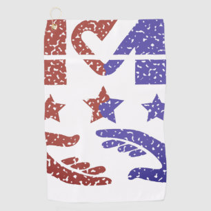 A Handshake for Change Golf Towel