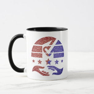 A Handshake for Change Mug
