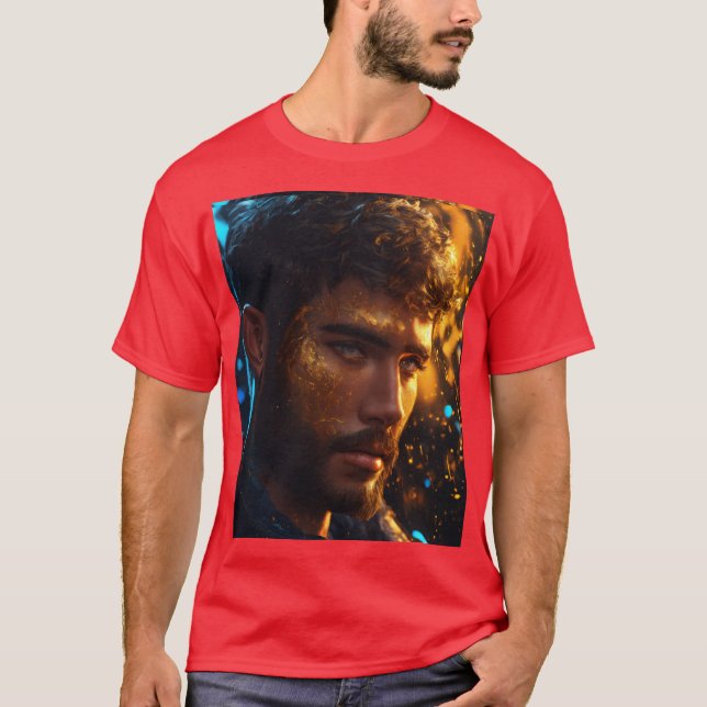 A handsome well-built man T-Shirt (Front)